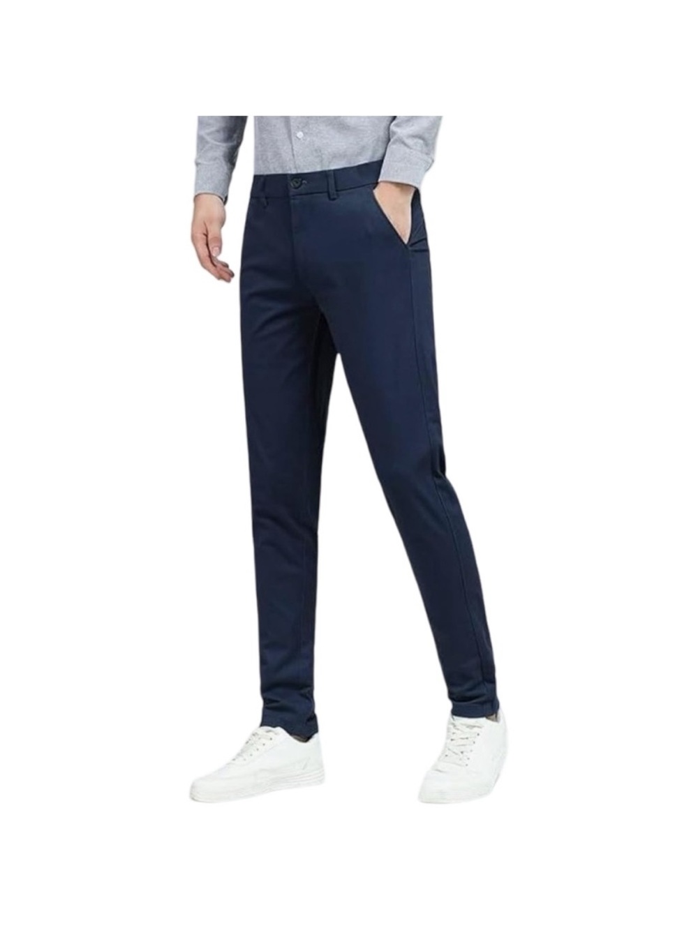 Men's Slim Dress Pants - Navy